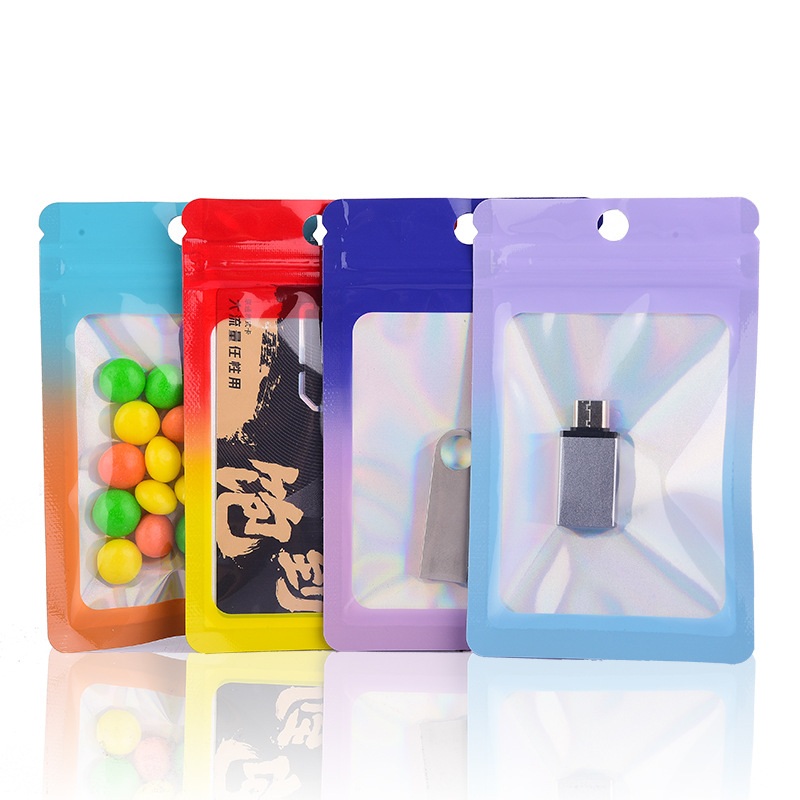 Food Storage In Mylar Bags - 1000 шт., лазерные цветные градиентные пакеты