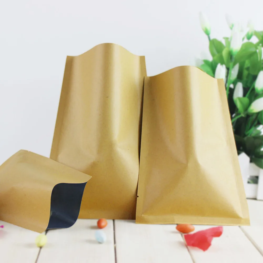 Food Storage In Mylar Bags - 8*12 см с открытым верхом, коричневая