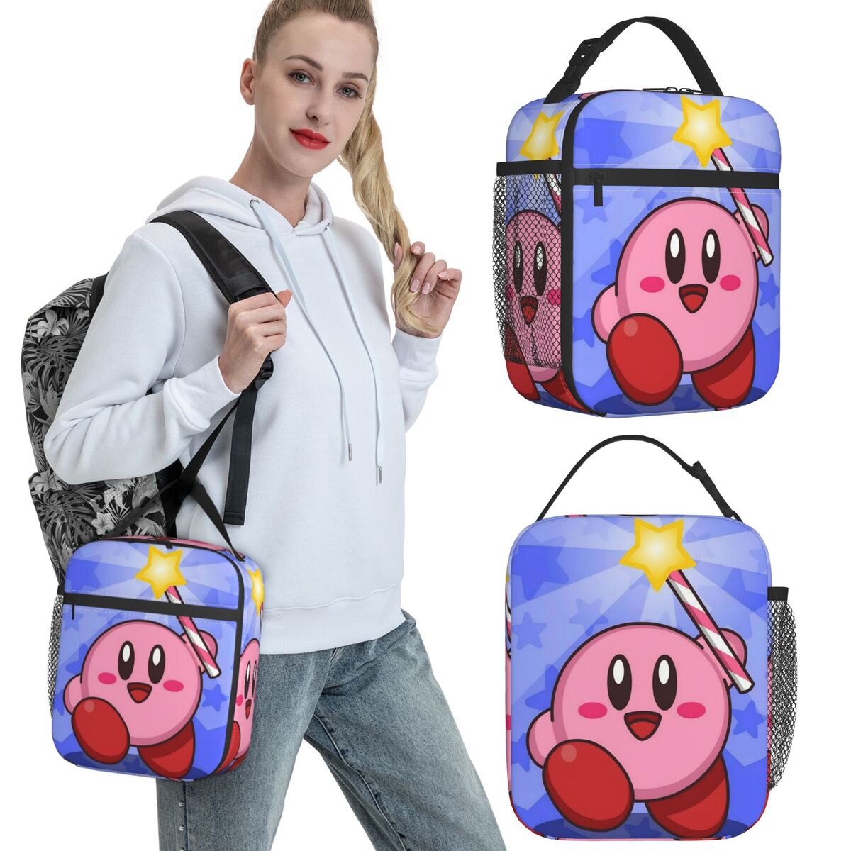 Food Storage In Cooler - Розовый Kirbys забавный игровой продукт, изолированная