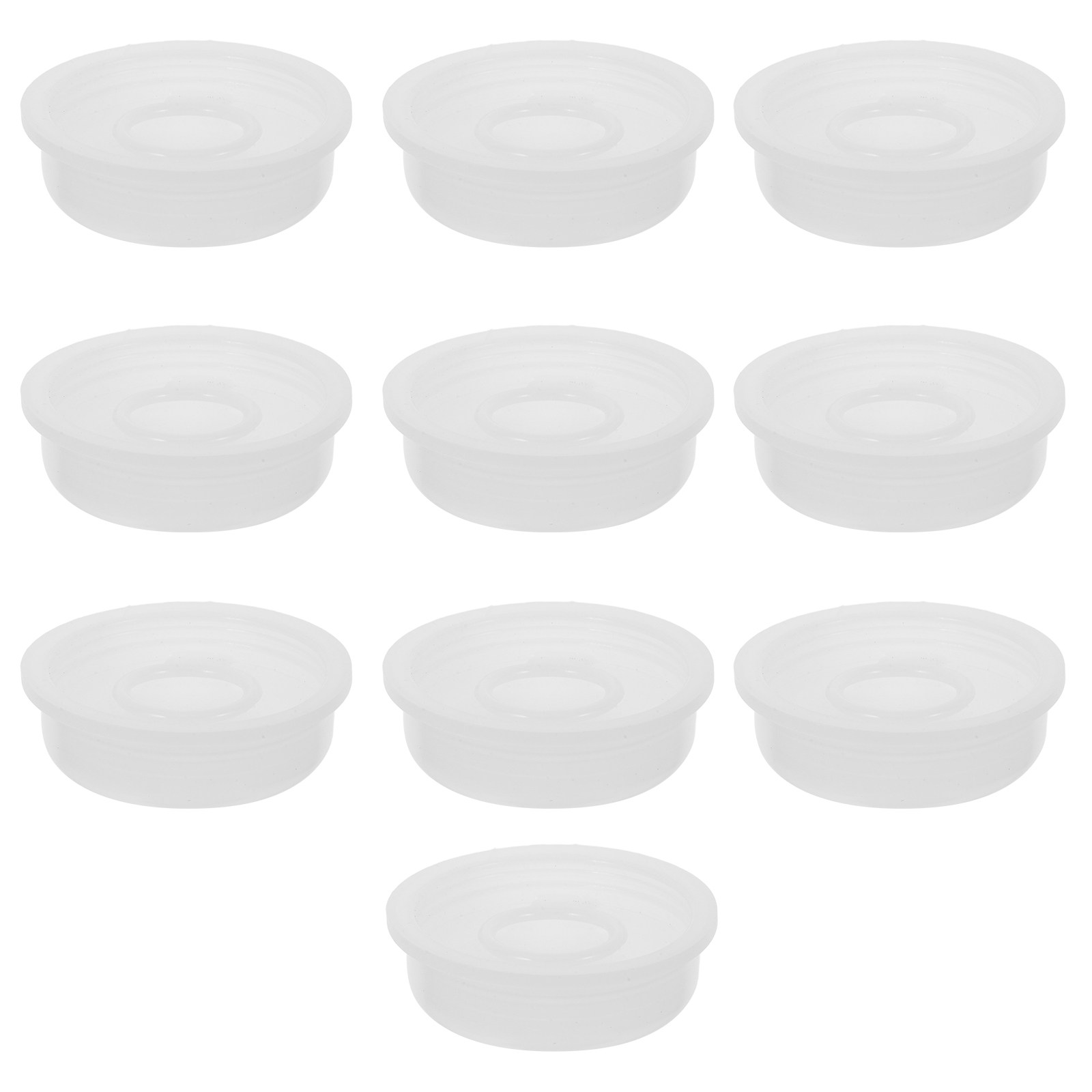 Food Storage Plastic - 10 шт. пластиковых крышек для химических