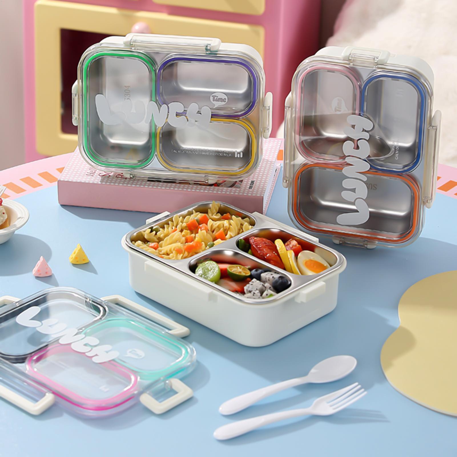 Food Storage With Dividers - Ланч-бокс из нержавеющей стали с разделителями,