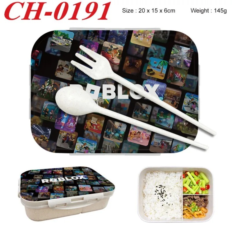 Food Storage Meals - Ланч-бокс Roblox с принтом игровых персонажей,