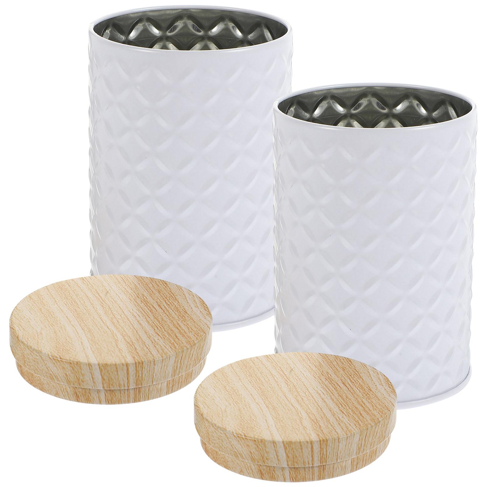 Food Storage Plastic - 2 шт. пищевых жестяных контейнера для