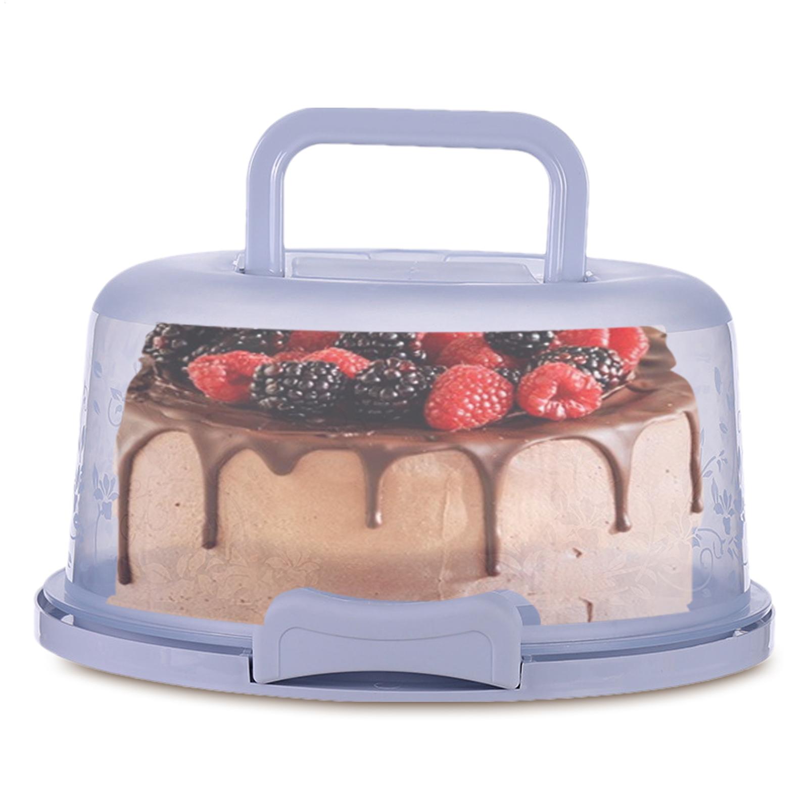 Portion Control Container - Контейнеры для тортов с крышками, прозрачные,
