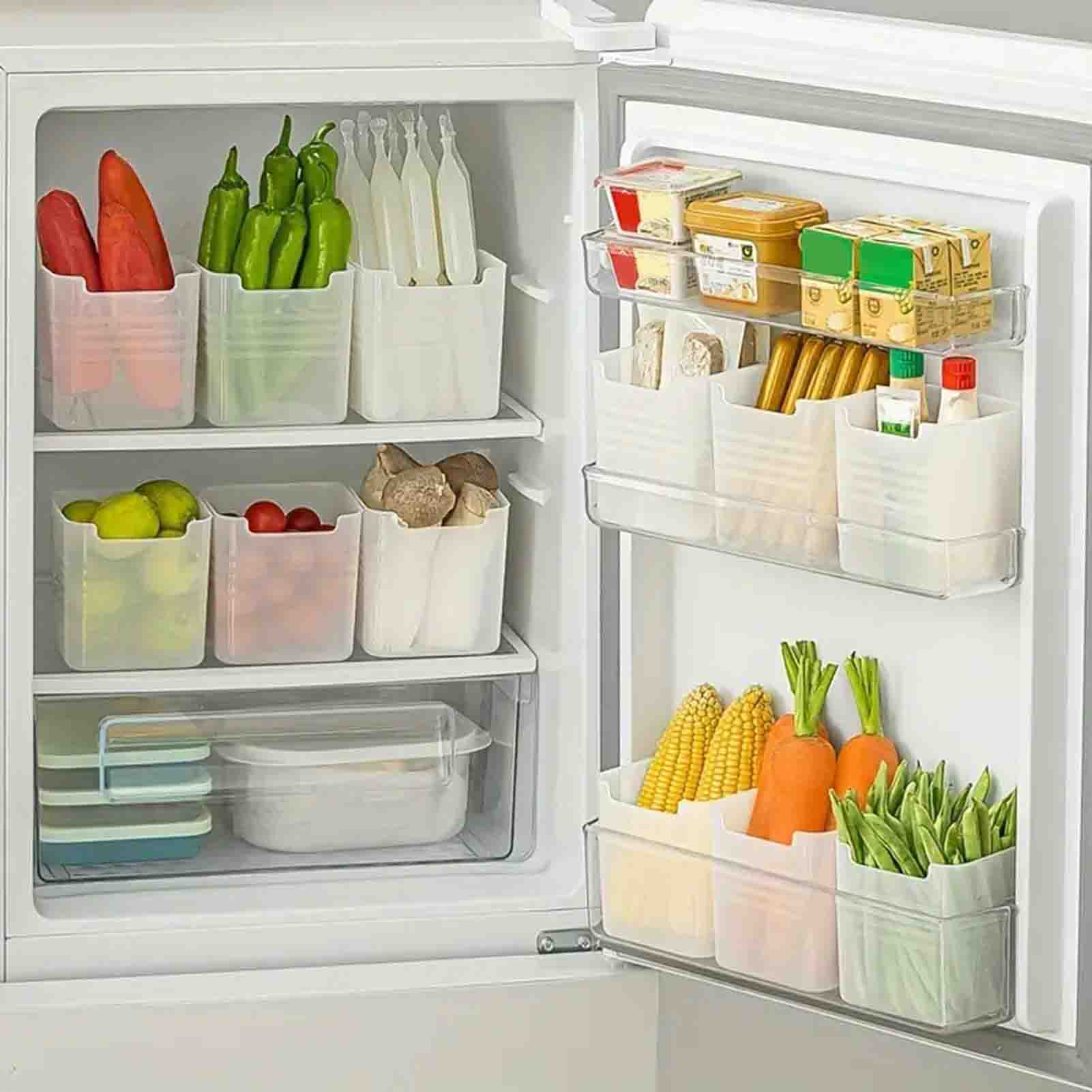 Food Storage With Dividers - 3 шт. кухонная корзина для хранения