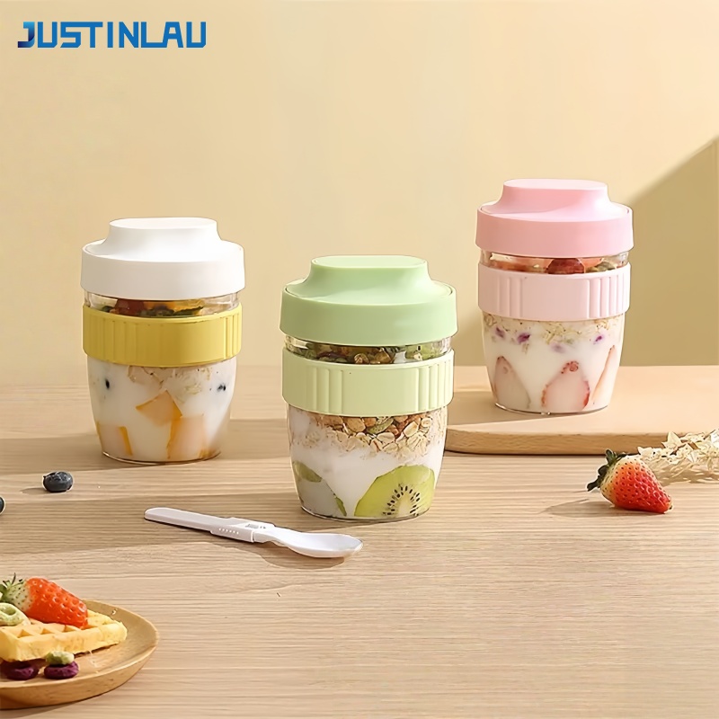 Food Storage Yogurt - Портативный стакан JUSTINLAU для завтрака: фрукты,