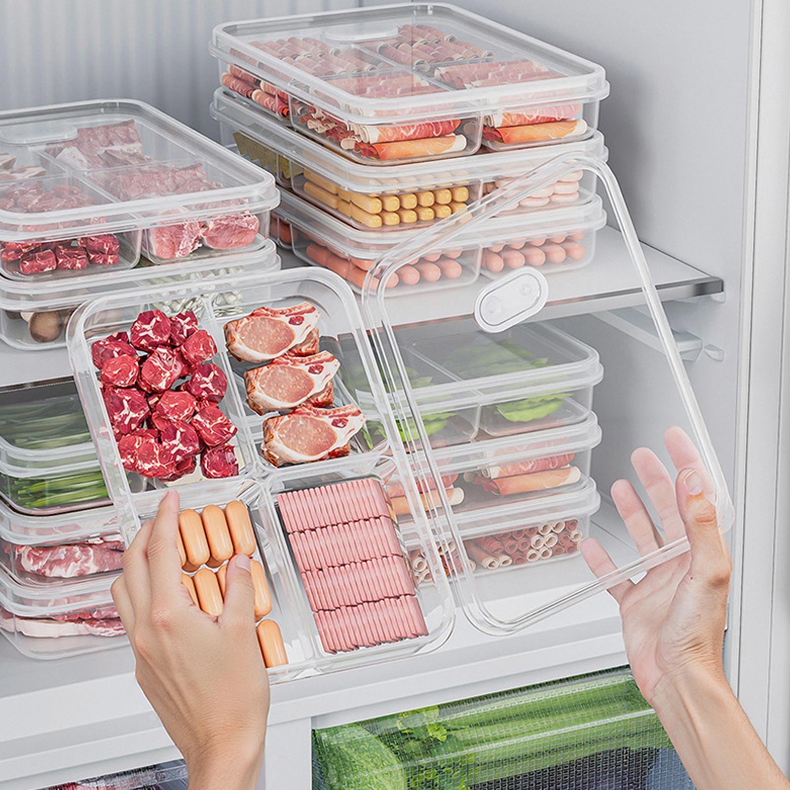 Food Storage With Dividers - Контейнер для хранения продуктов в холодильнике,
