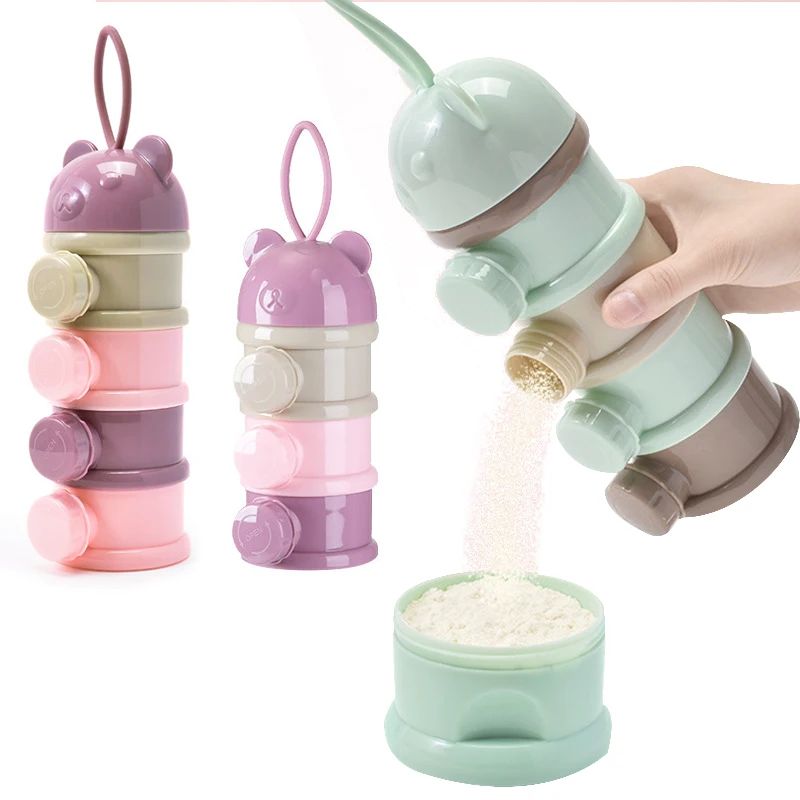 Portion Control Container - 3/4-слойный портативный контейнер для детского питания
