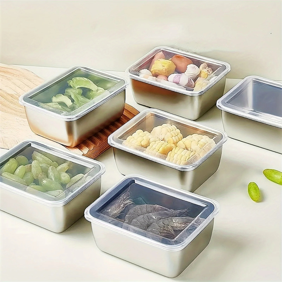 Food Storage Plastic Containers With Lids - 1/3/5 шт., коробка для хранения продуктов