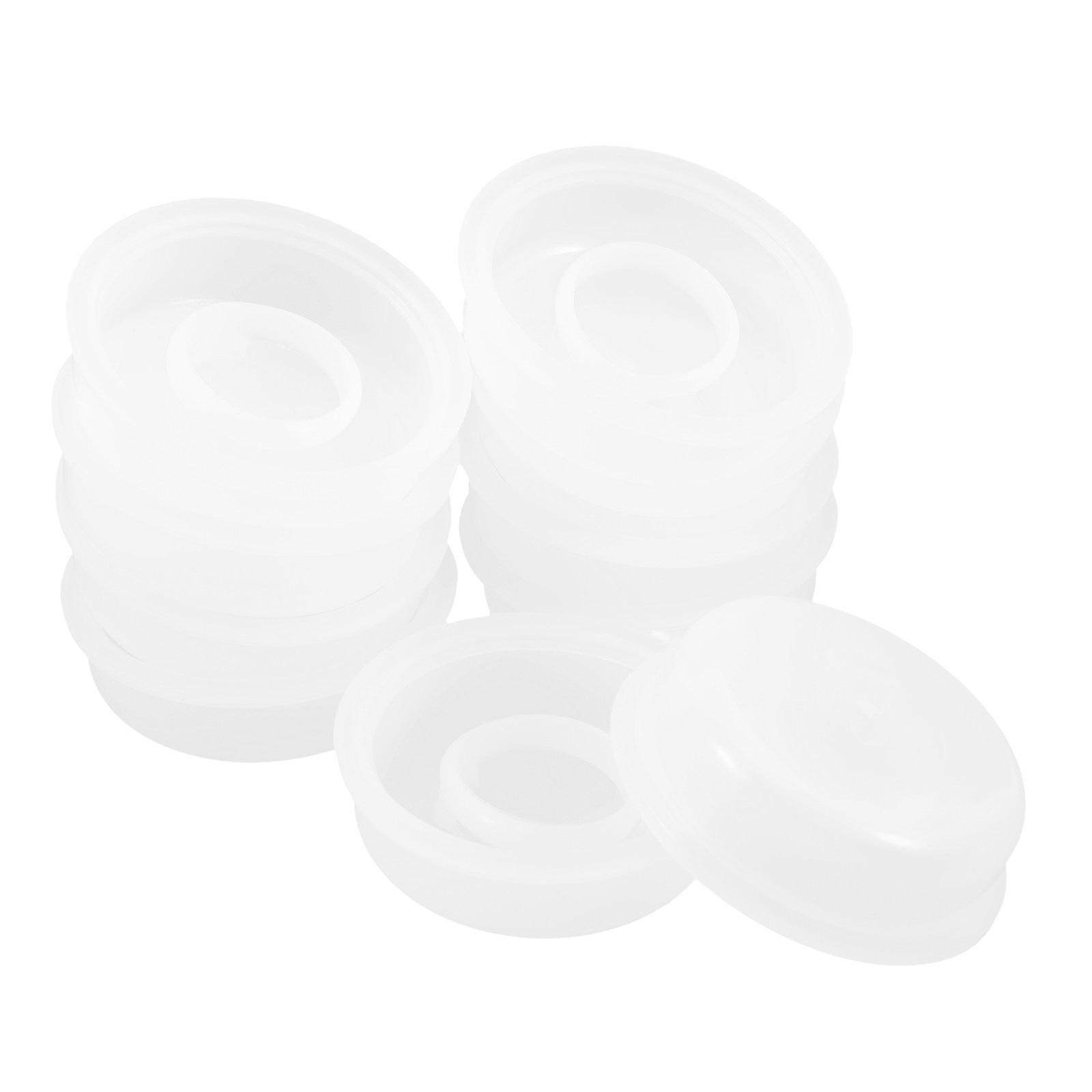 Food Storage Plastic - 10 шт. пластиковых крышек для химических