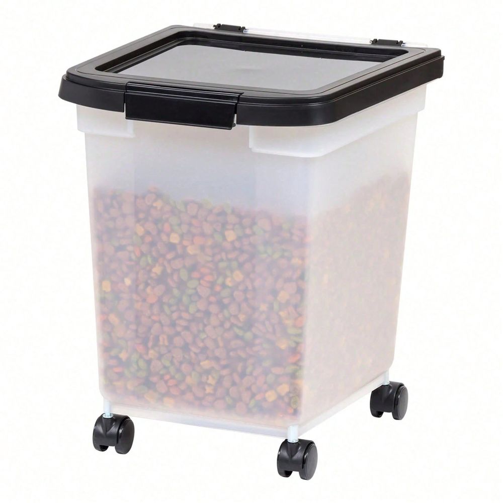 Food Storage For Dog - Прозрачное пластиковое ведро для хранения с