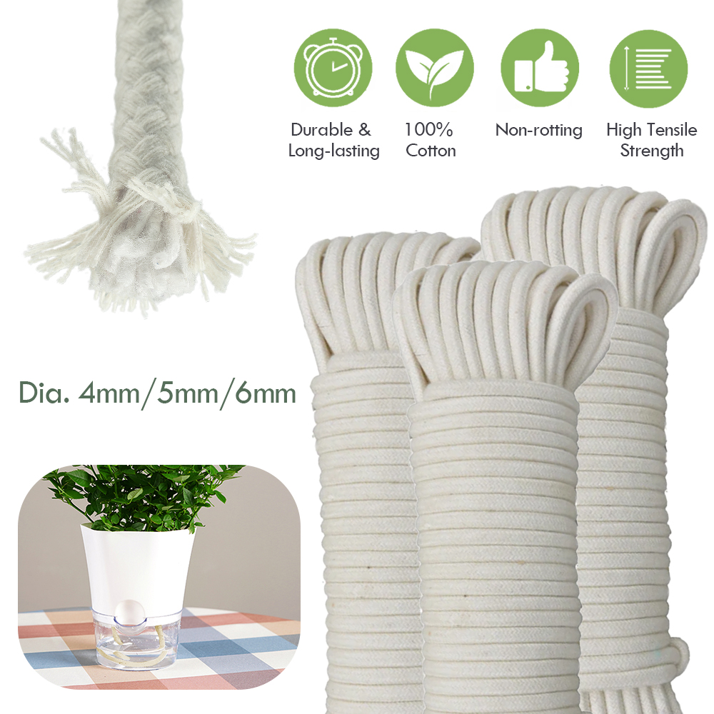 Food Storage Plants - Хлопковый Шнур для самополива 4/5/6 мм,