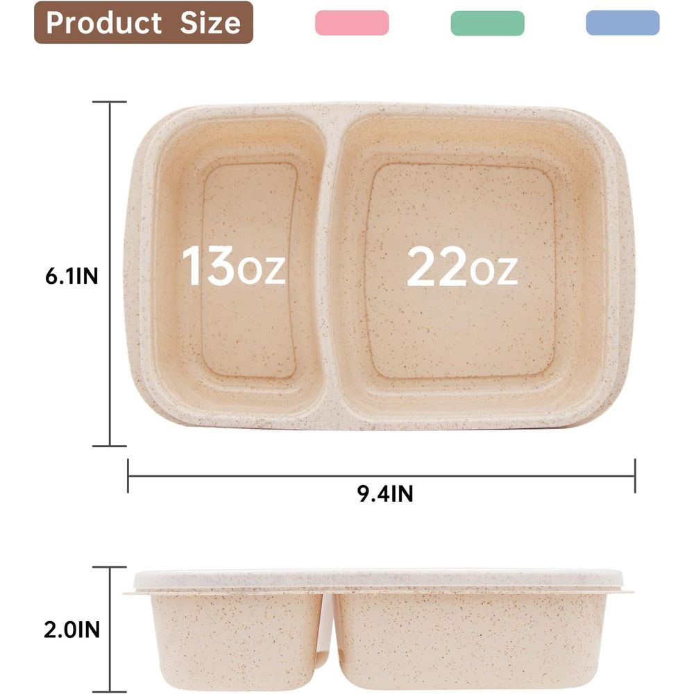 Набор из 4 контейнеров для бен – обзор и цена Food Storage With Dividers