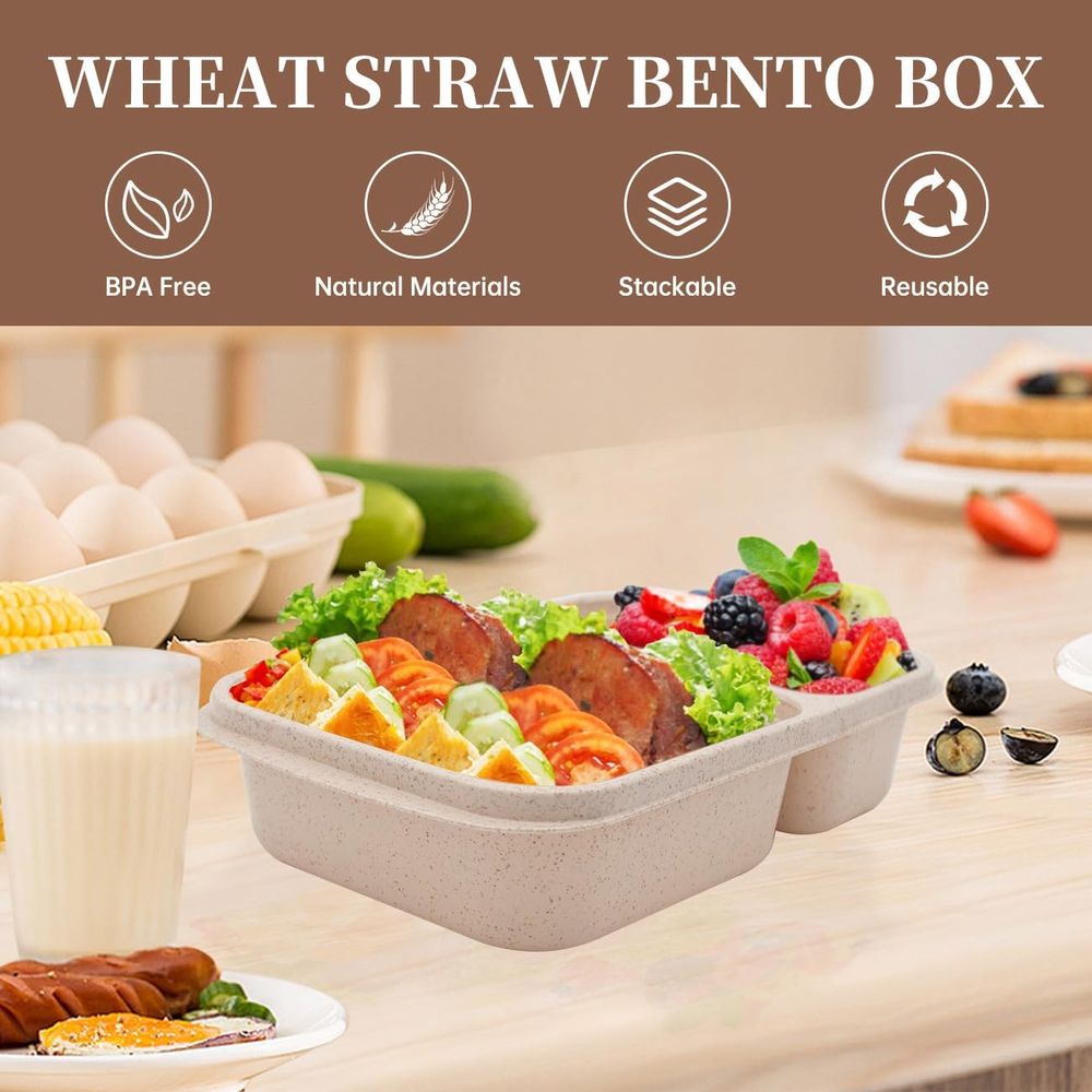 Набор из 4 контейнеров для бен – обзор и цена Food Storage With Dividers