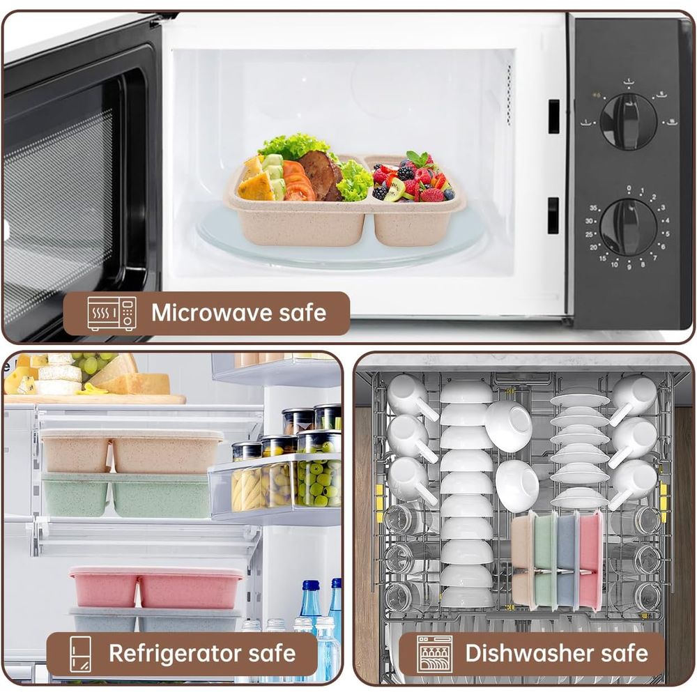Набор из 4 контейнеров для бен – обзор и цена Food Storage With Dividers