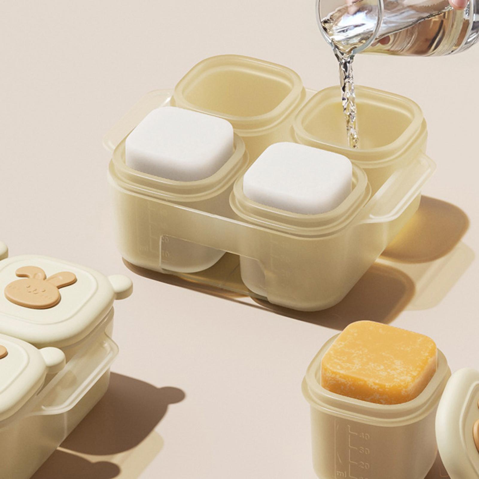 Контейнер-кубик для заморозки  – обзор и цена Food Storage Yogurt