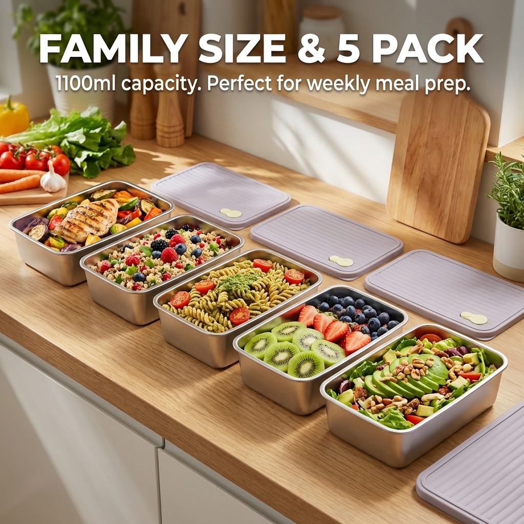 Контейнер для хранения продукт – обзор и цена Food Storage Containers Xl