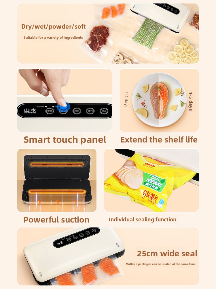 Мини-вакуумный упаковщик: авто – обзор и цена Food Storage Machine