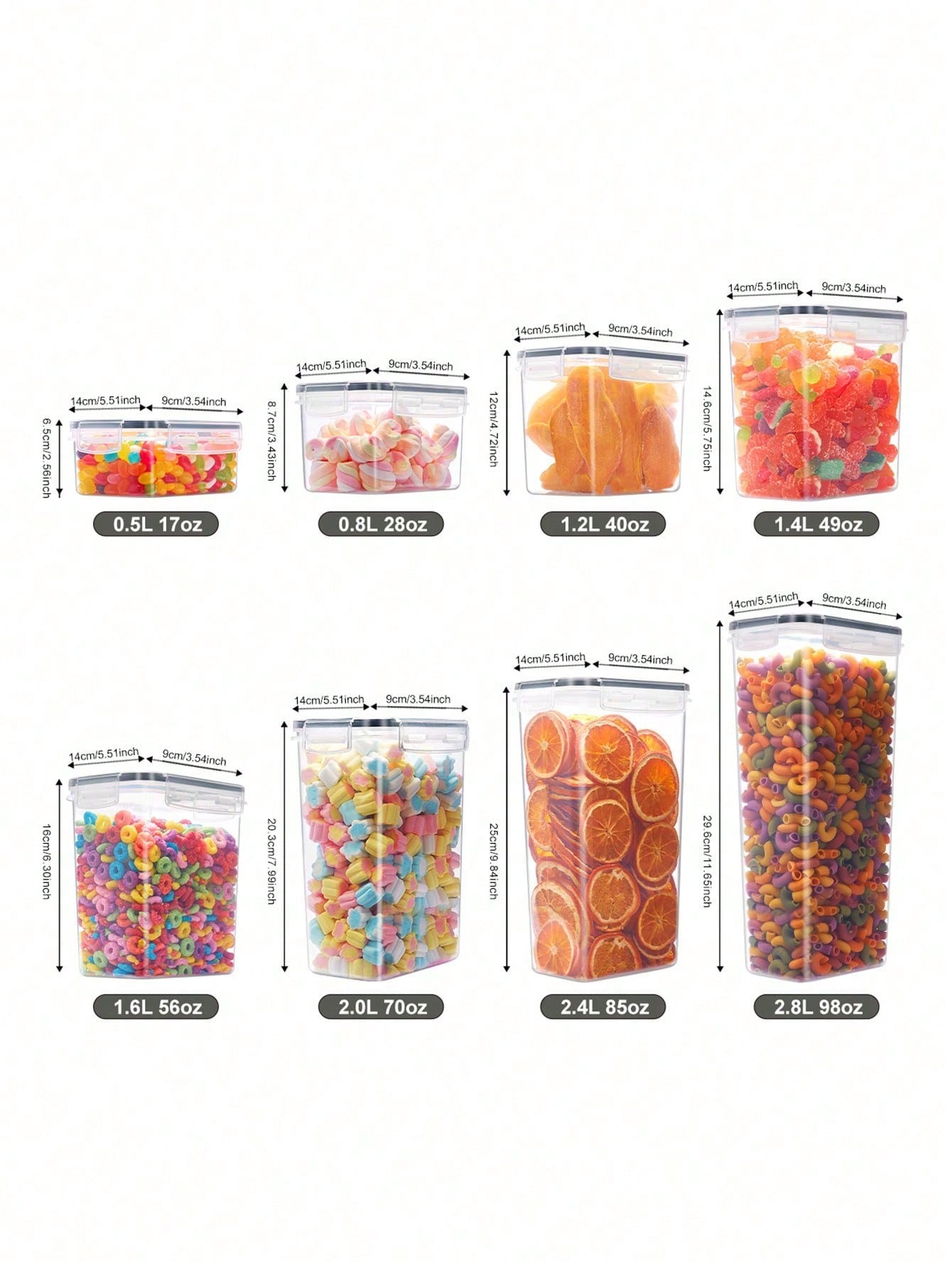 Набор из 48 герметичных контей – обзор и цена Food Storage Plastic Containers With Lids