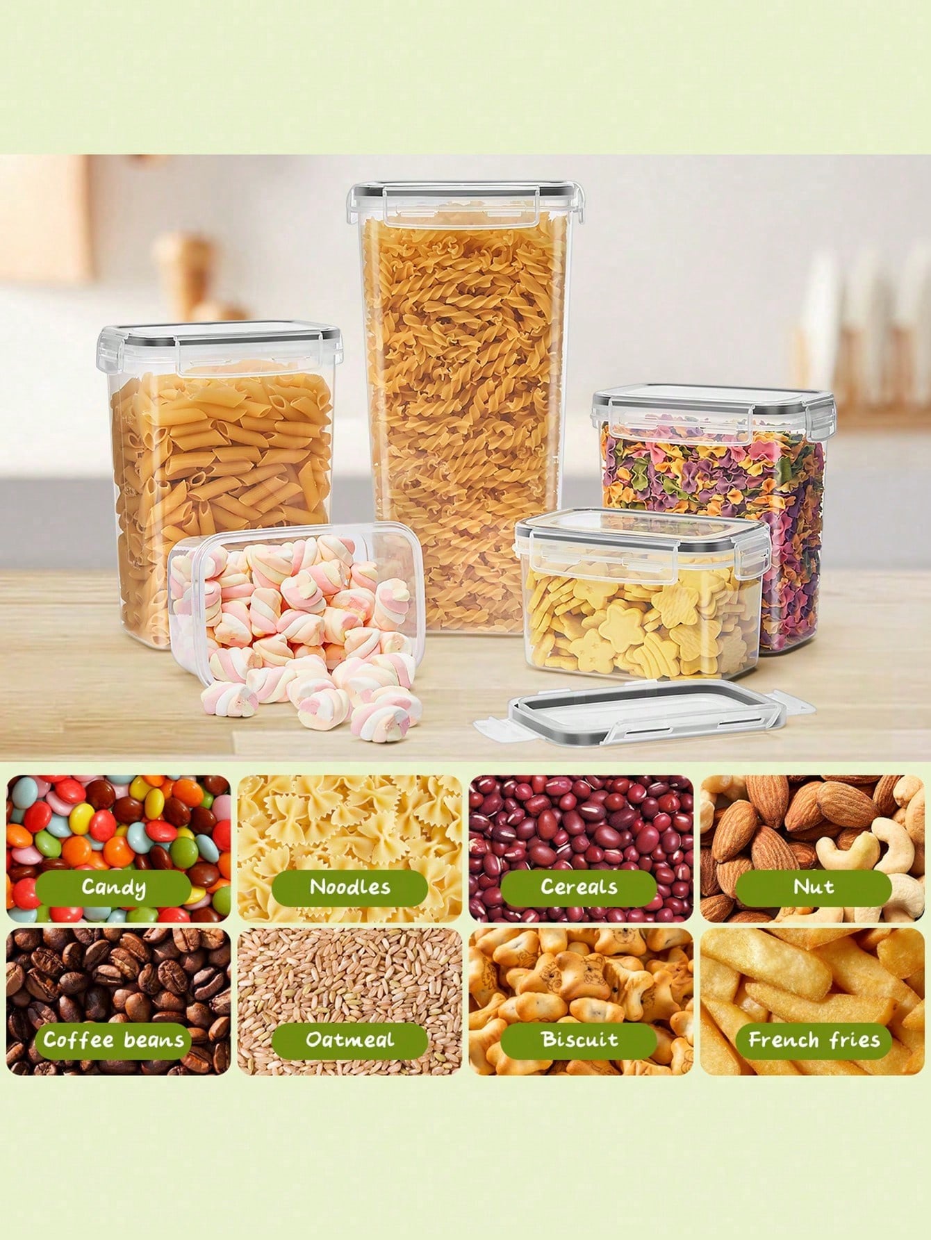 Набор из 48 герметичных контей – обзор и цена Food Storage Plastic Containers With Lids