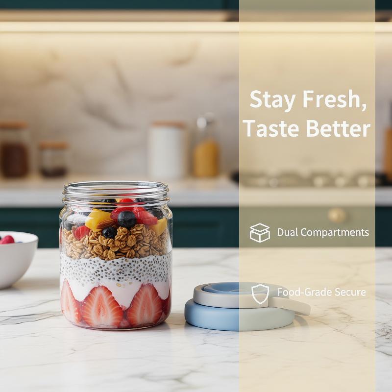 Портативный стакан для завтрак – обзор и цена Food Storage Yogurt