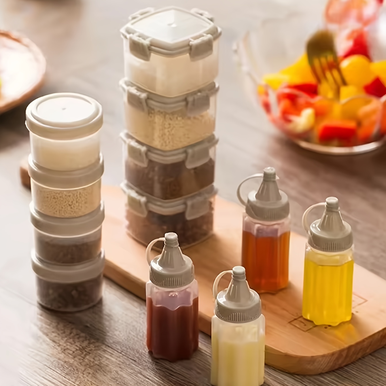 2 шт. мини-бутылочки для соуса – обзор и цена Condiment Squeeze Bottle