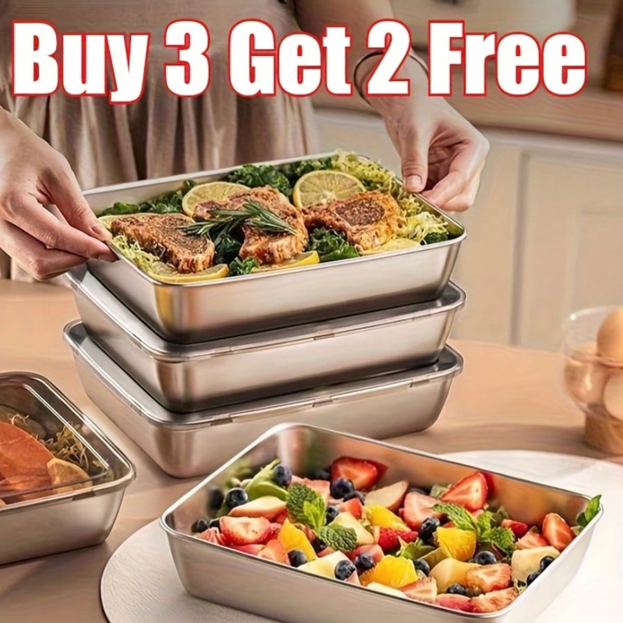 Набор из 5 контейнеров для хра – обзор и цена Food Storage Containers Xl