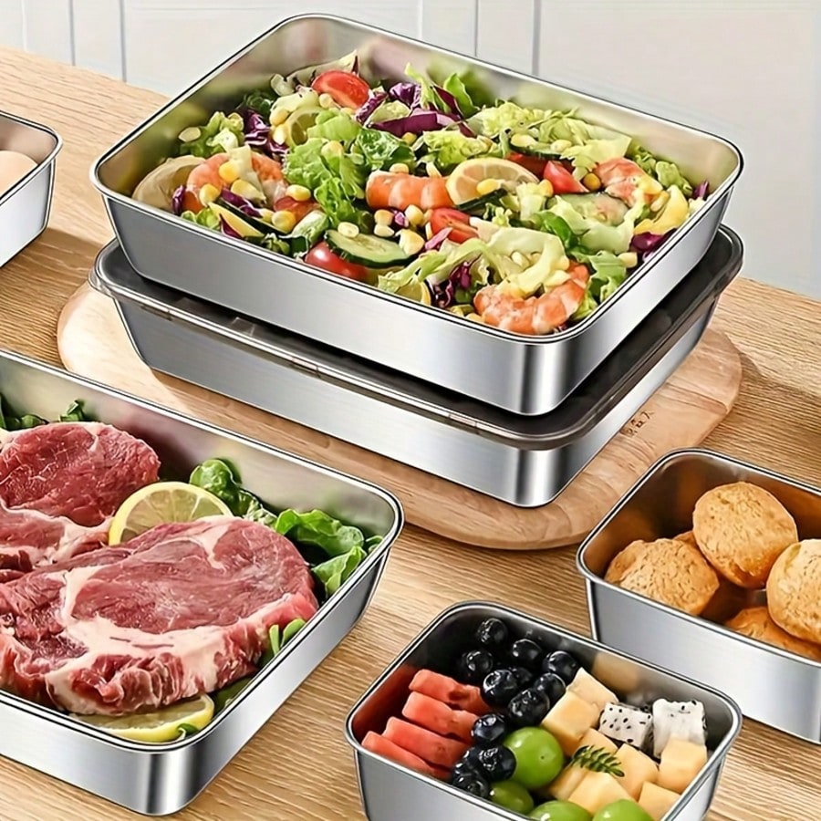 Набор из 5 контейнеров для хра – обзор и цена Food Storage Containers Xl