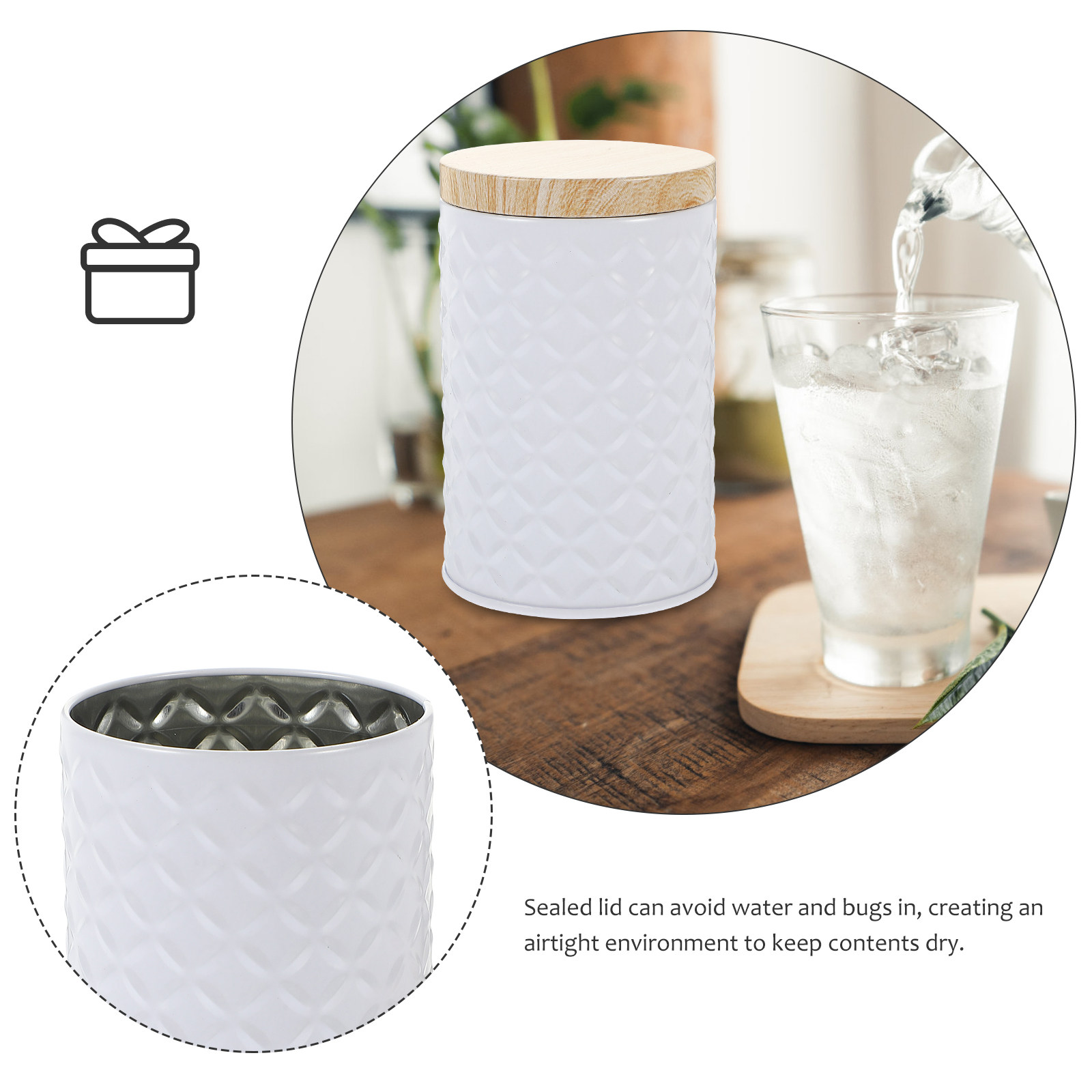 2 шт. пищевых жестяных контейн – обзор и цена Food Storage Plastic