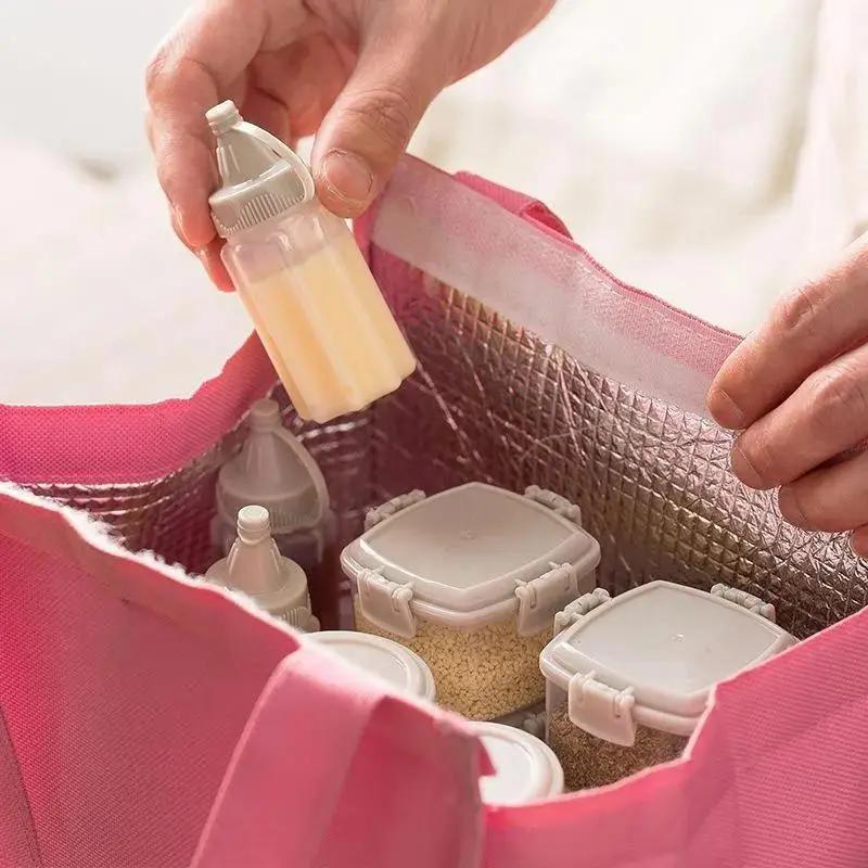 Маленькая портативная бутылка  – обзор и цена Condiment Squeeze Bottle