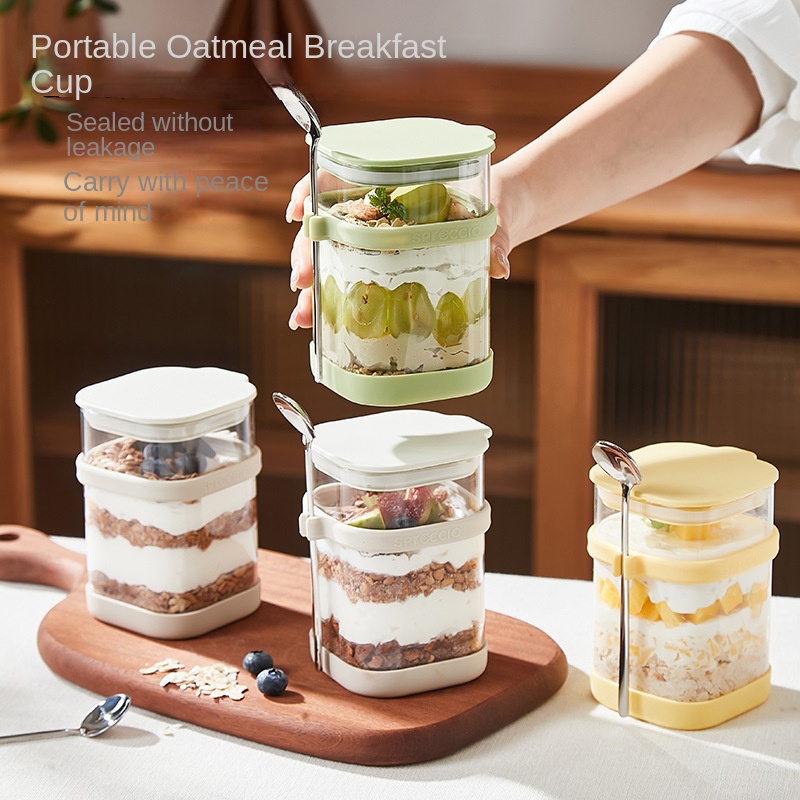 Стеклянная чашка для овсянки н – обзор и цена Food Storage Yogurt
