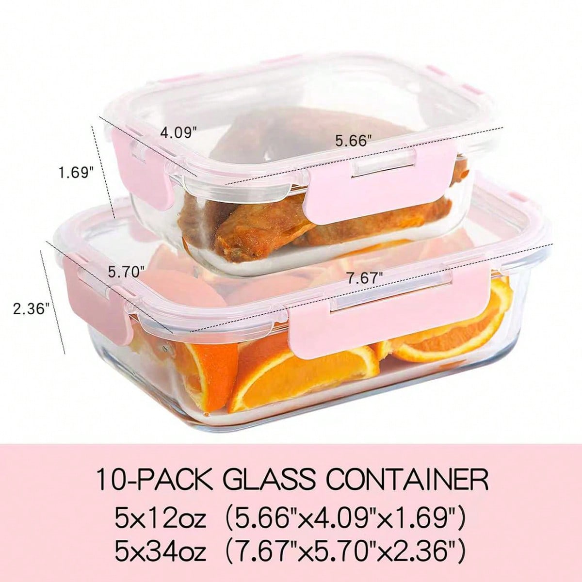 Набор из 10 стеклянных контейн – обзор и цена Food Storage Plastic Containers With Lids