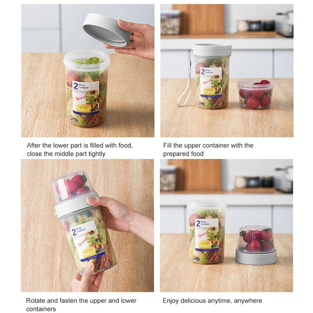 Двухслойная коробка для сохран – обзор и цена Food Storage Yogurt