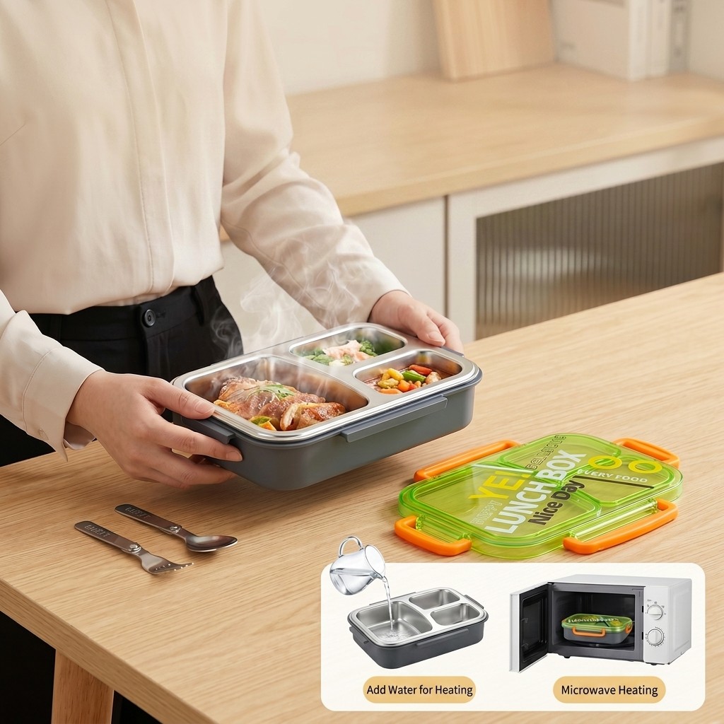 Ланч-бокс из нержавеющей стали – обзор и цена Food Storage With Dividers