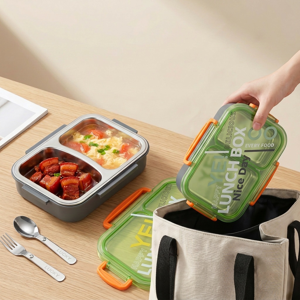 Ланч-бокс из нержавеющей стали – обзор и цена Food Storage With Dividers