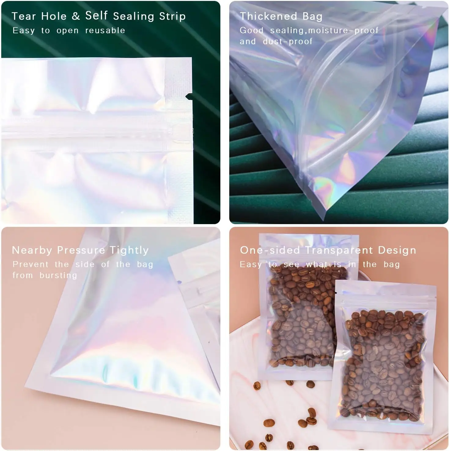 Закрываемые голографические ра – обзор и цена Food Storage In Mylar Bags