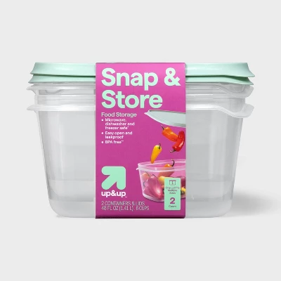 Новинка 2026 года: Набор из 2  – обзор и цена Food Storage Plastic Containers With Lids