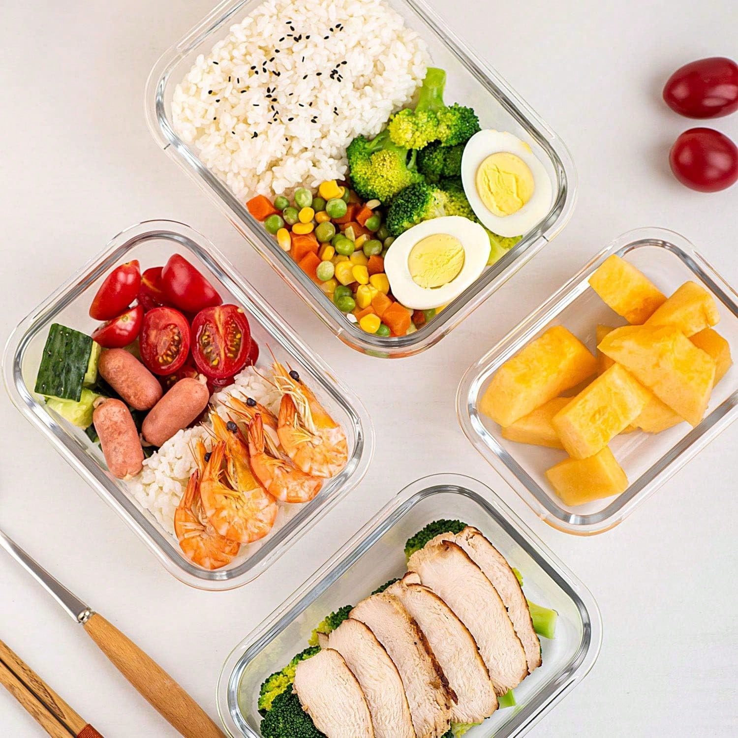 Набор из 10 стеклянных контейн – обзор и цена Portion Control Container