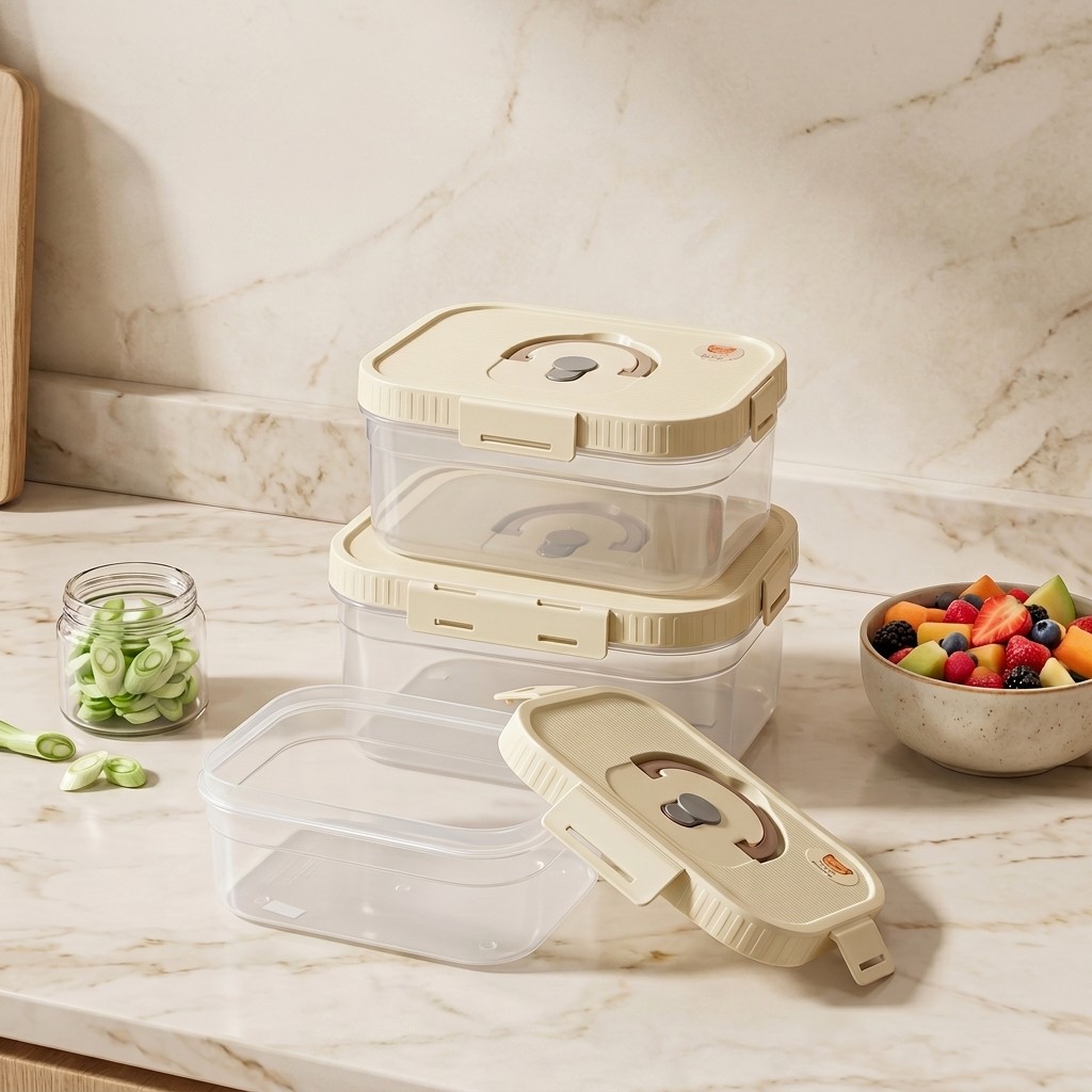 Прозрачный пластиковый контейн – обзор и цена Food Storage With Dividers