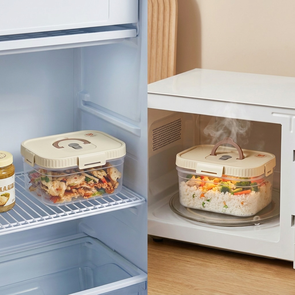 Прозрачный пластиковый контейн – обзор и цена Food Storage With Dividers