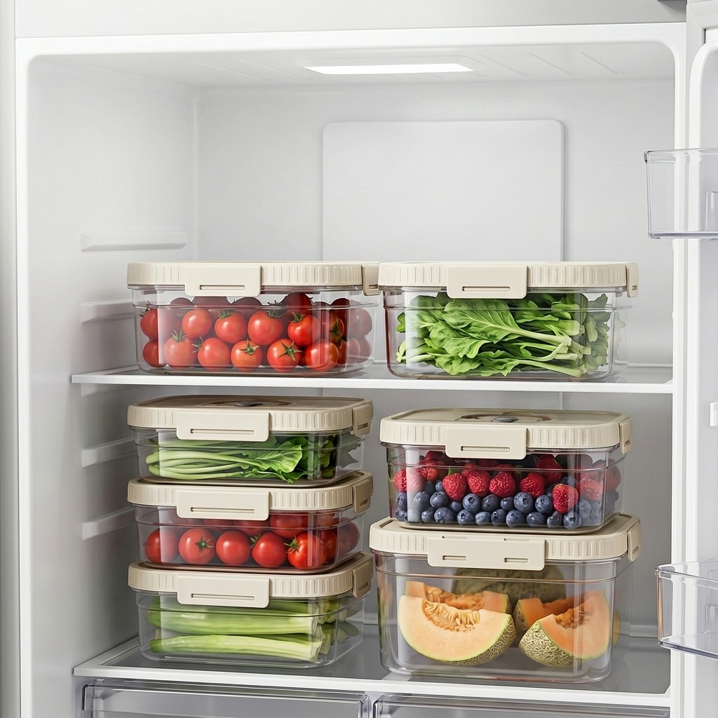 Прозрачный пластиковый контейн – обзор и цена Food Storage With Dividers