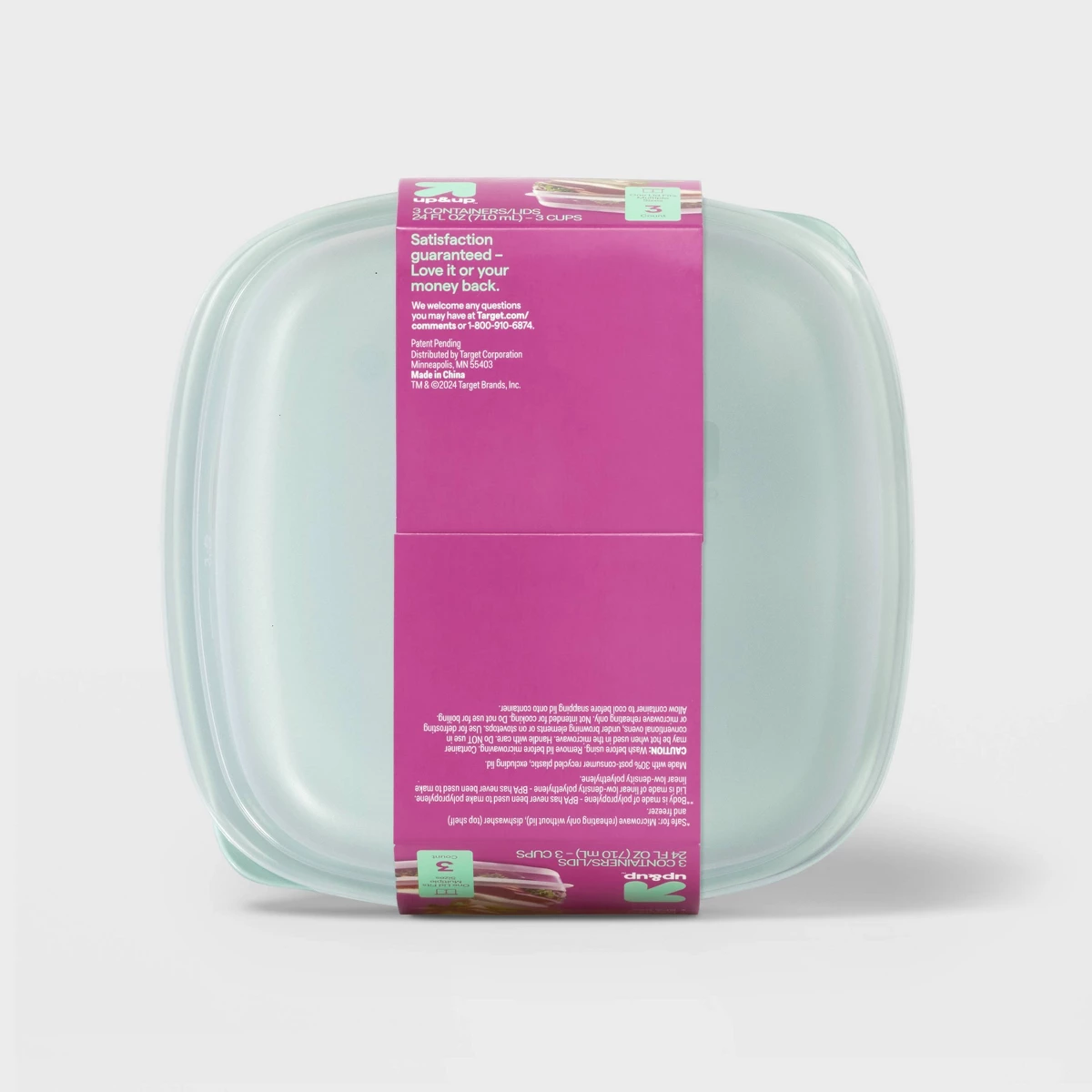 Новинка 2026 года: Набор из 3  – обзор и цена Food Storage Plastic Containers With Lids