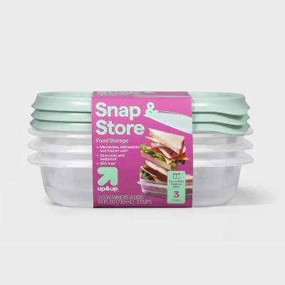 Новинка 2026 года: Набор из 3  – обзор и цена Food Storage Plastic Containers With Lids